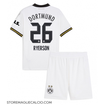Borussia Dortmund Julian Ryerson #26 Maglia Gara Terza Repliche 2024-25 Bambino Maniche Corte